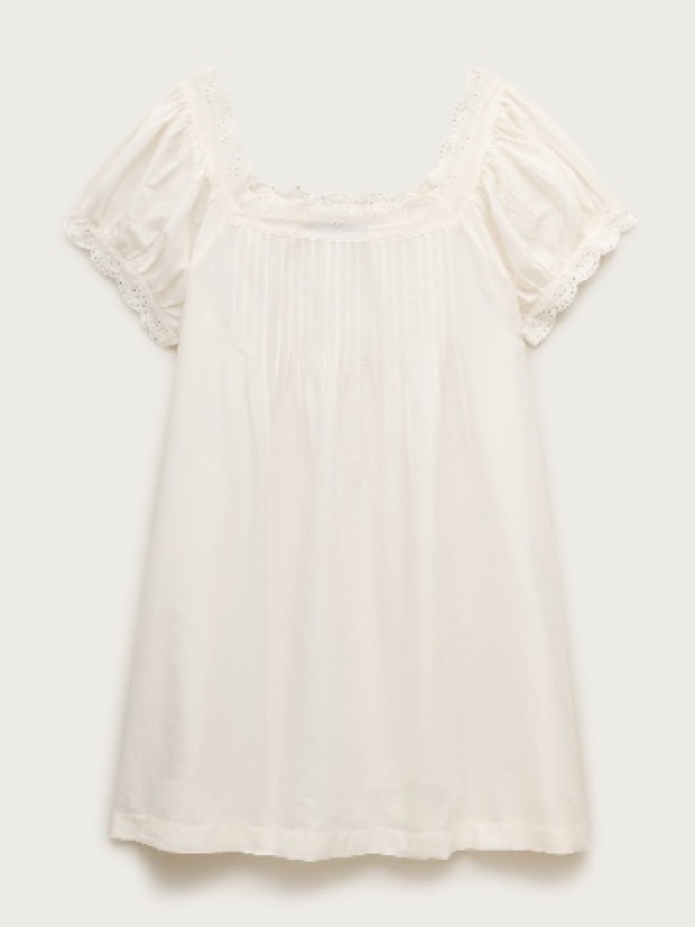 NWT J. Crew White Short Sleeve Mini Dress Cover-Up - Picture 2 of 9